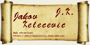 Jakov Kelečević vizit kartica